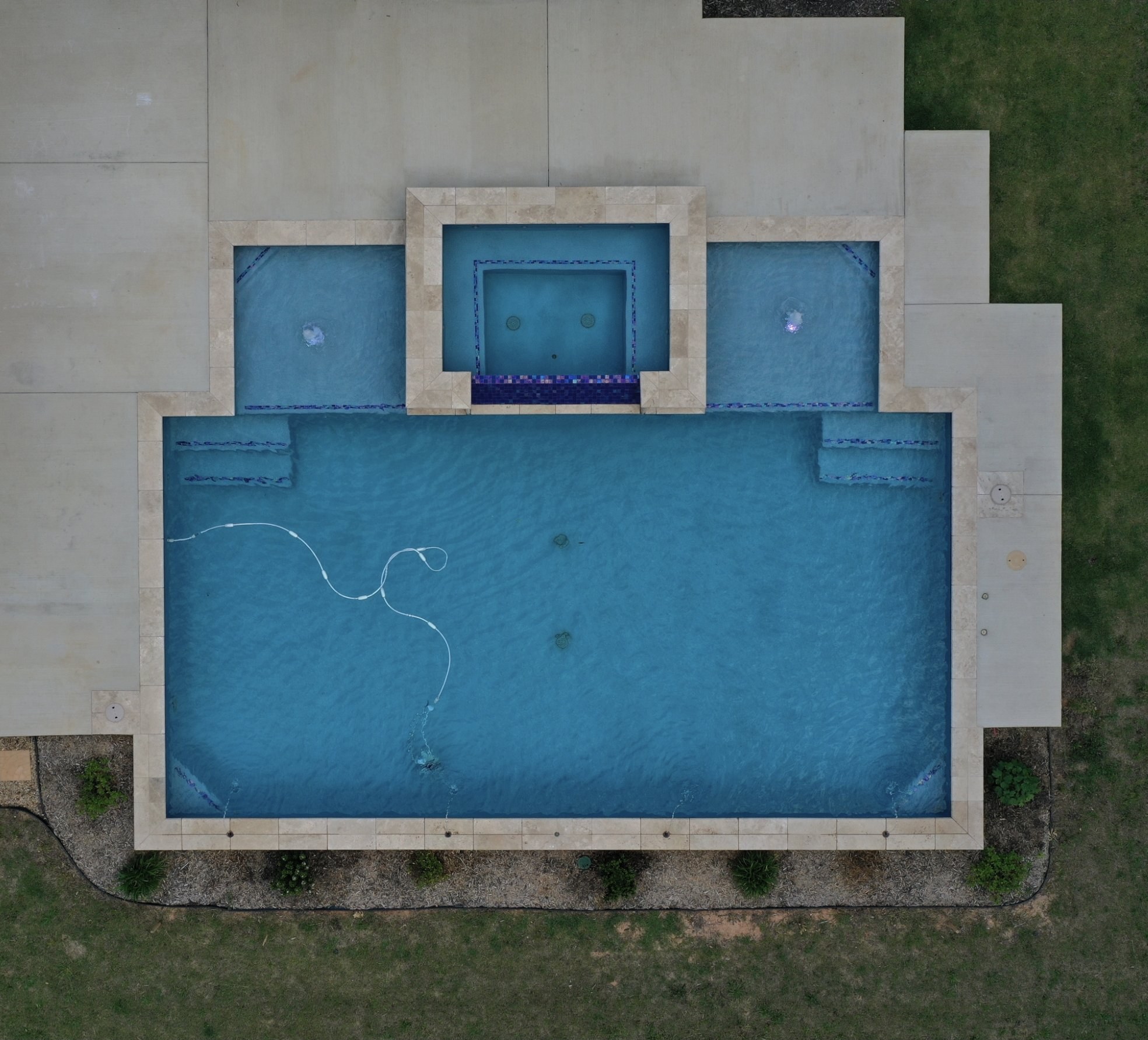Blue Lagoon EcoFinish pool in Liberty City Texas photographed in 2019