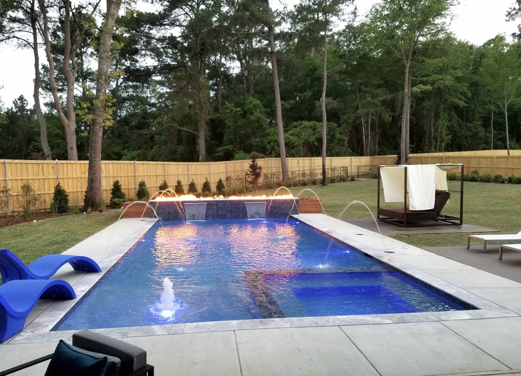 Premix Azure quartz pool finish in Tyler, Texas