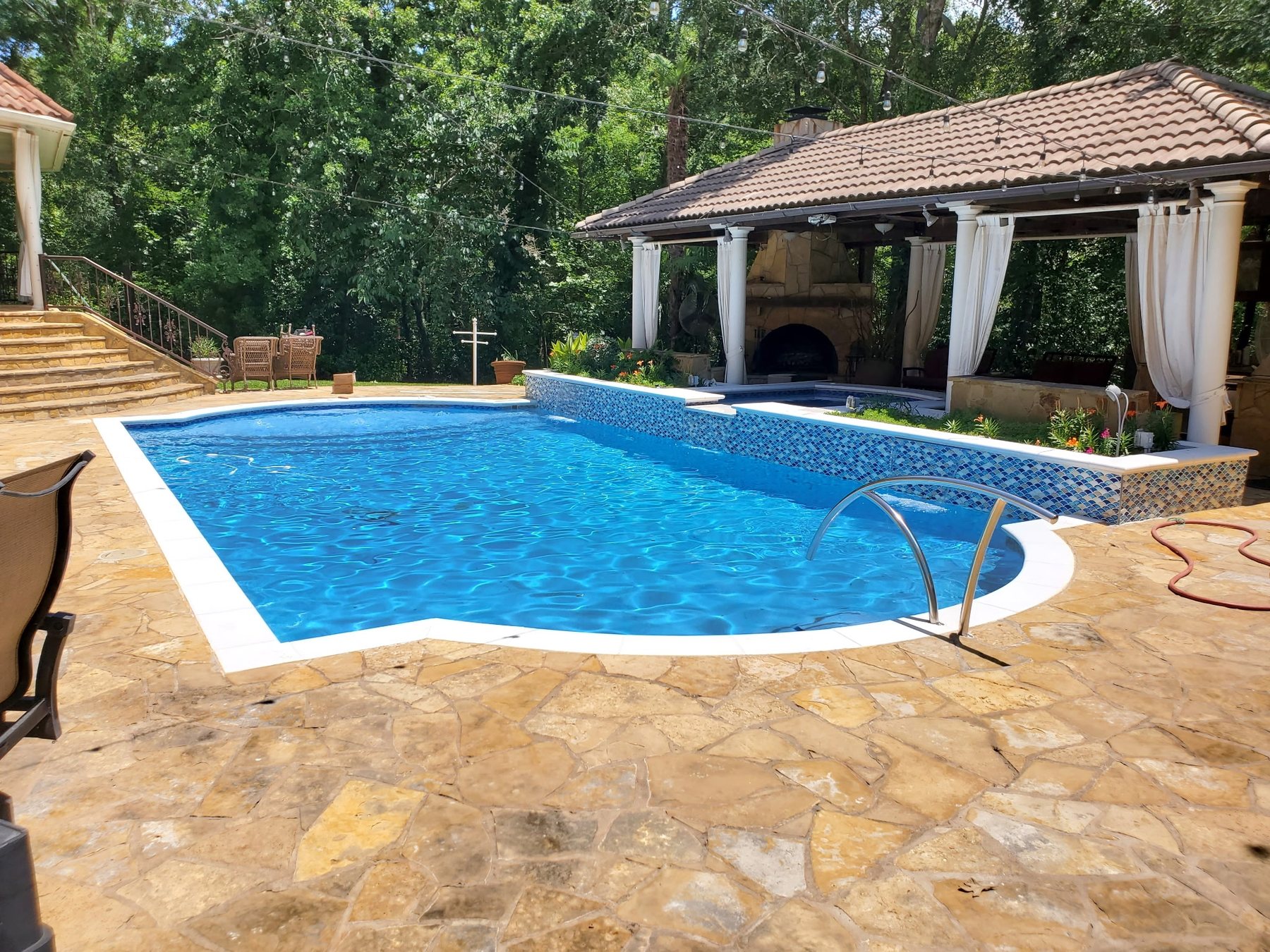 Ice Ice Bay Bay EcoFinish pool remodel in Tyler Texas