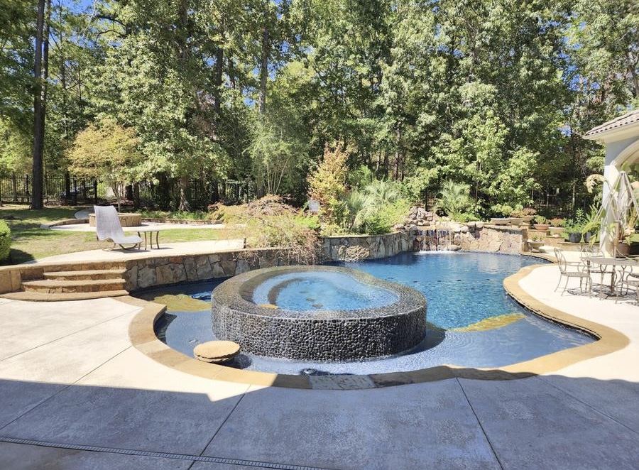 Midnight Blue EcoFinish pool in Tyler Texas