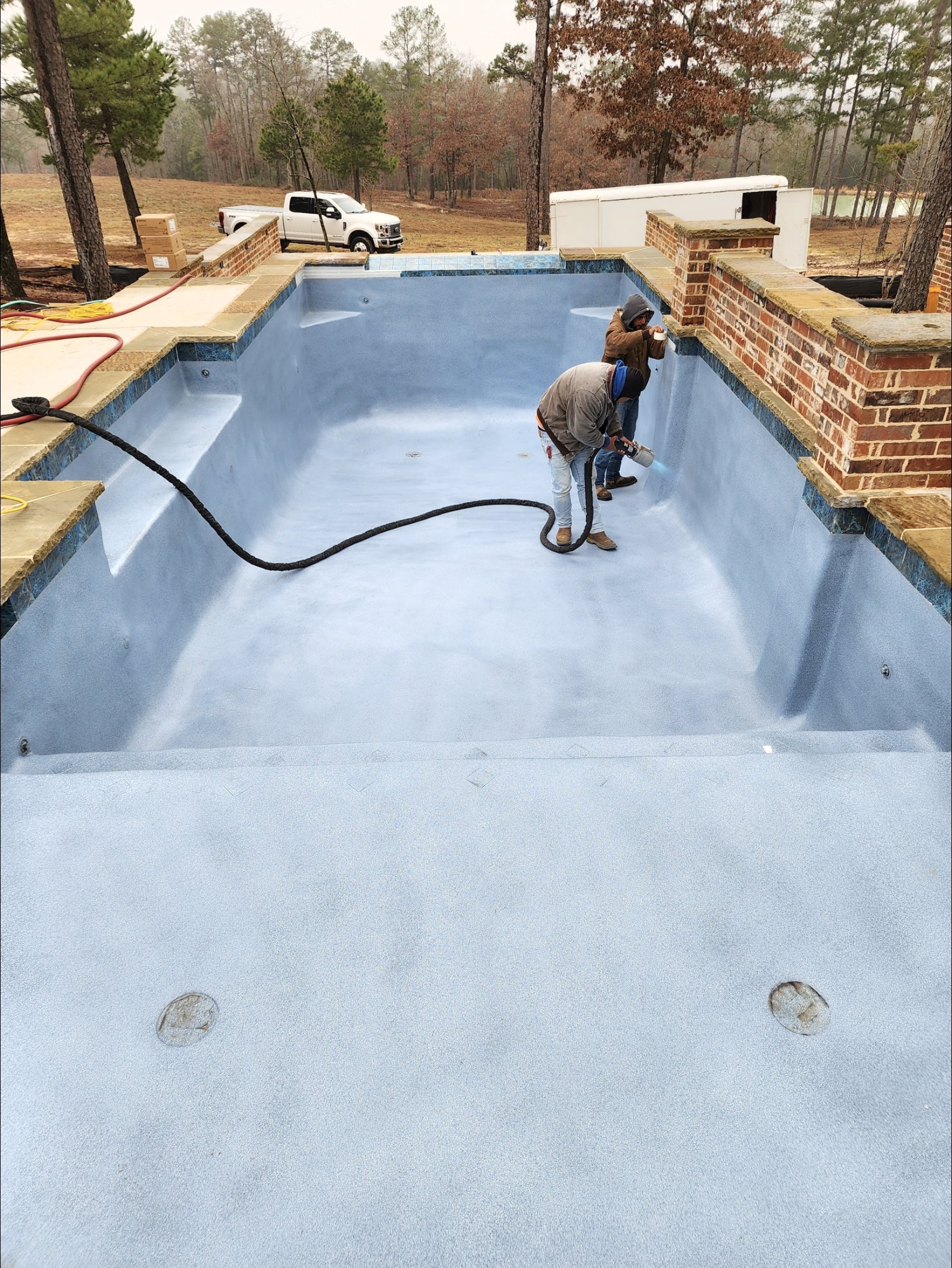 EcoFinish aquaBRIGHT Blue Lagoon — Spray Application