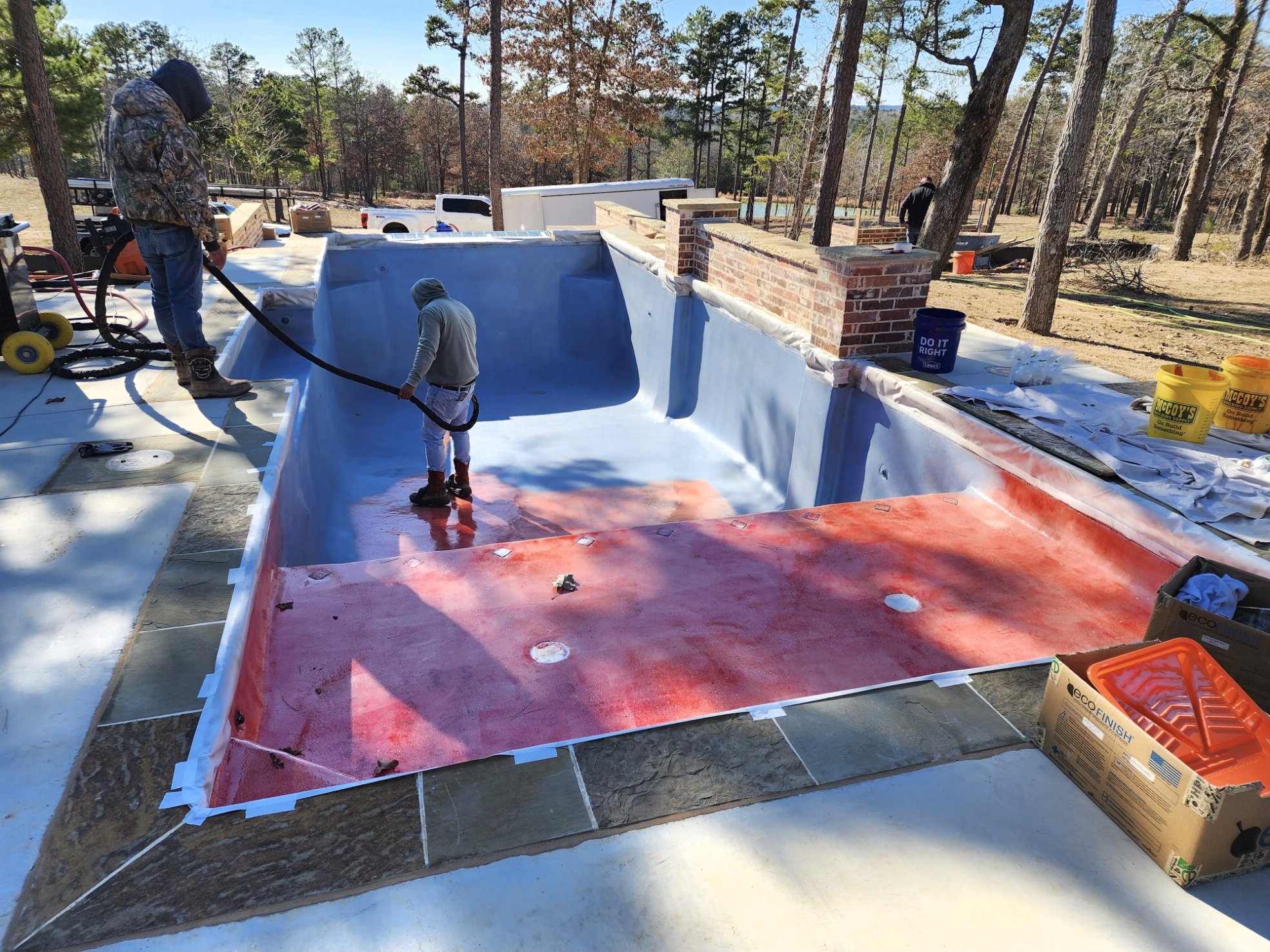 EcoFinish aquaBRIGHT Blue Lagoon — Prep