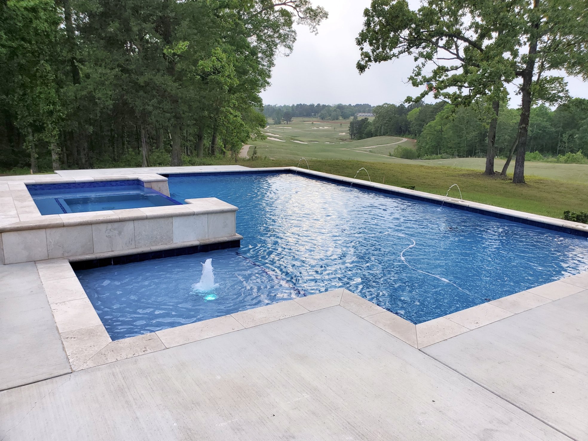 EcoFinish aquaBRIGHT Blue Lagoon — Golf Course View