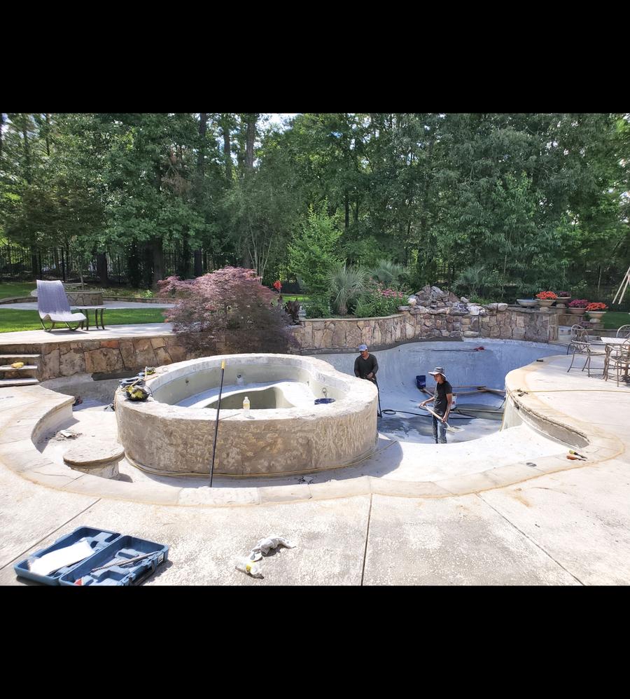 During — EcoFinish aquaBRIGHT