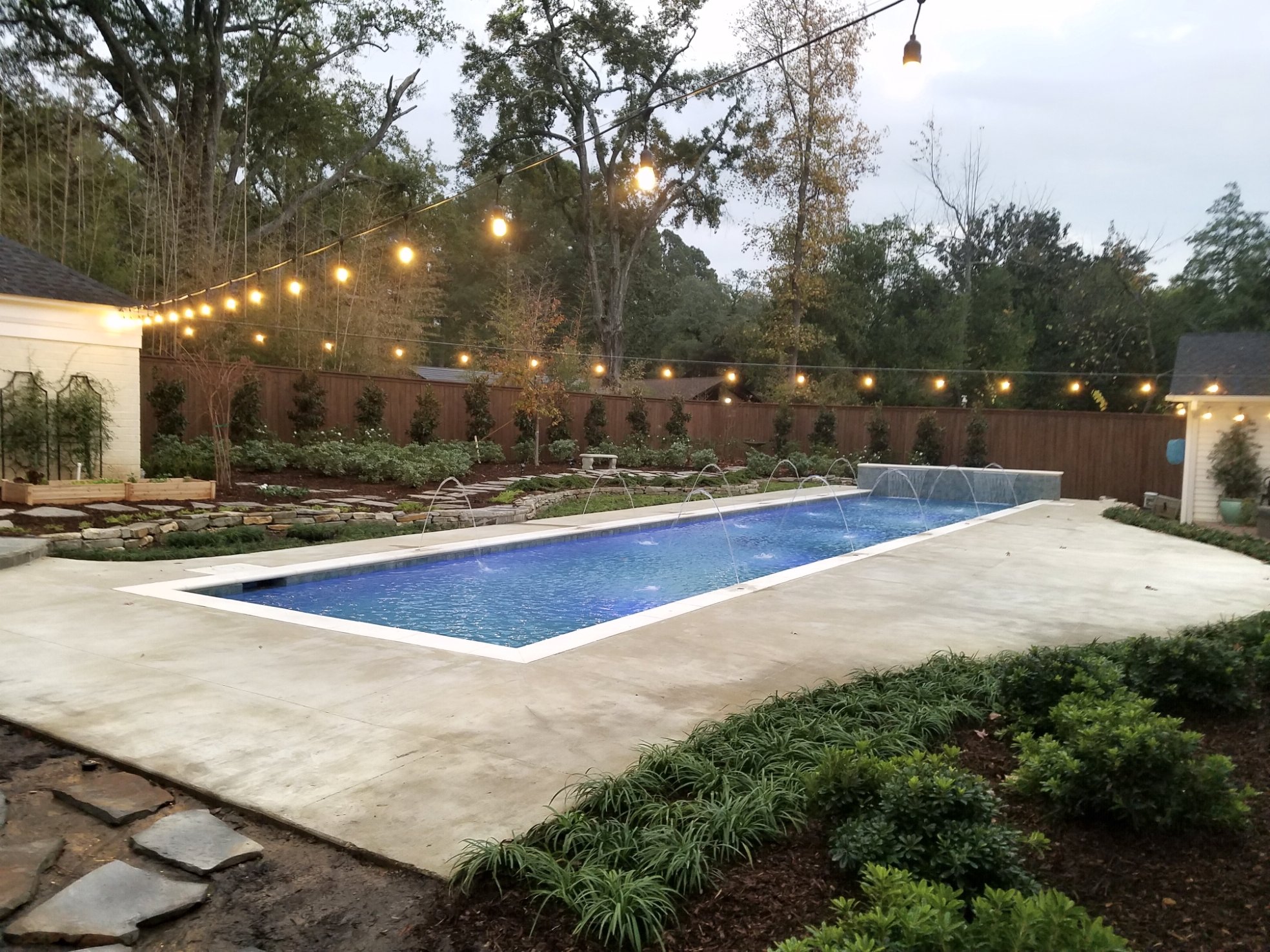 QuartzScapes Azure — Evening String Lights